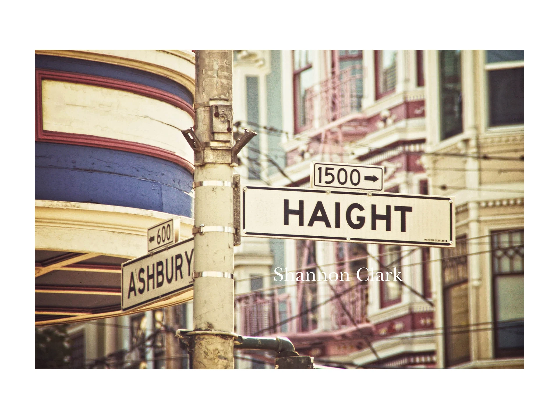 Haight And Ashbury Printable Sign
