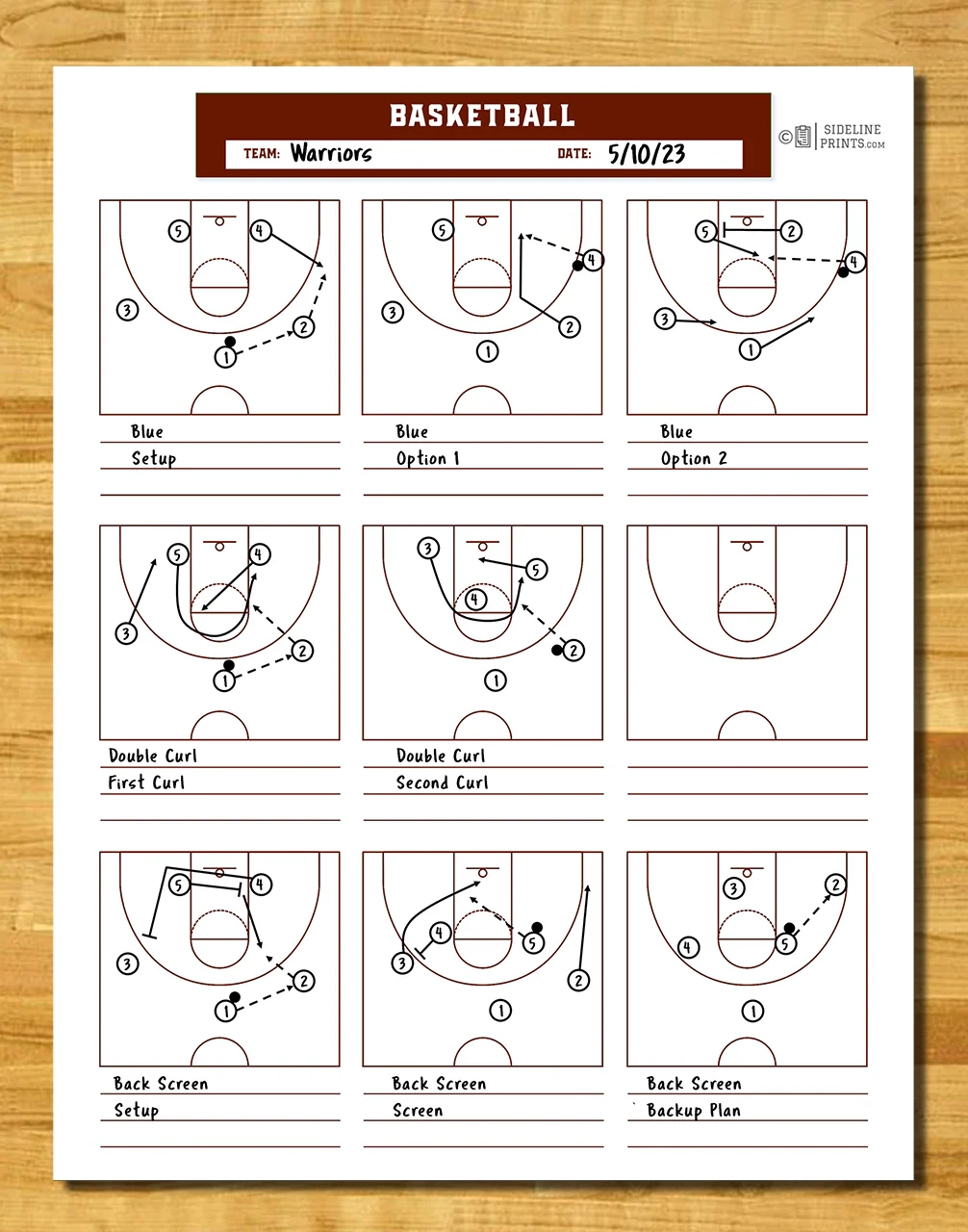 Printable Basketball Shot Chart Printable Basketball Shot Chart