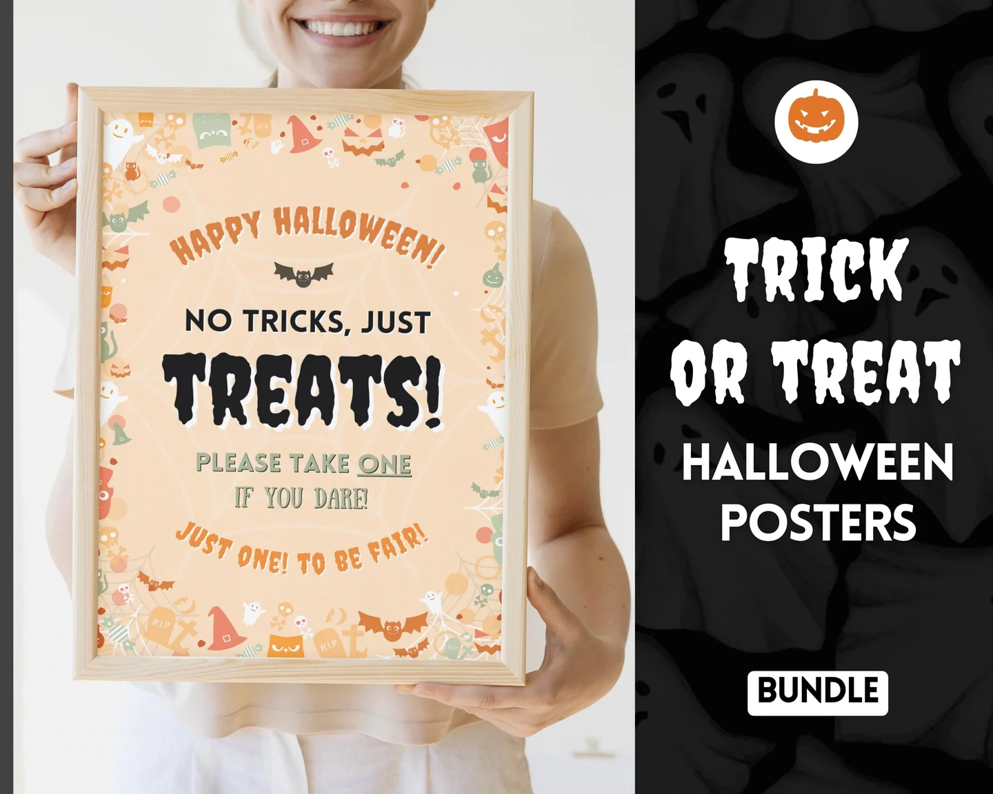 No Trick Or Treat Sign Printable No Trick Or Treat Sign Printable