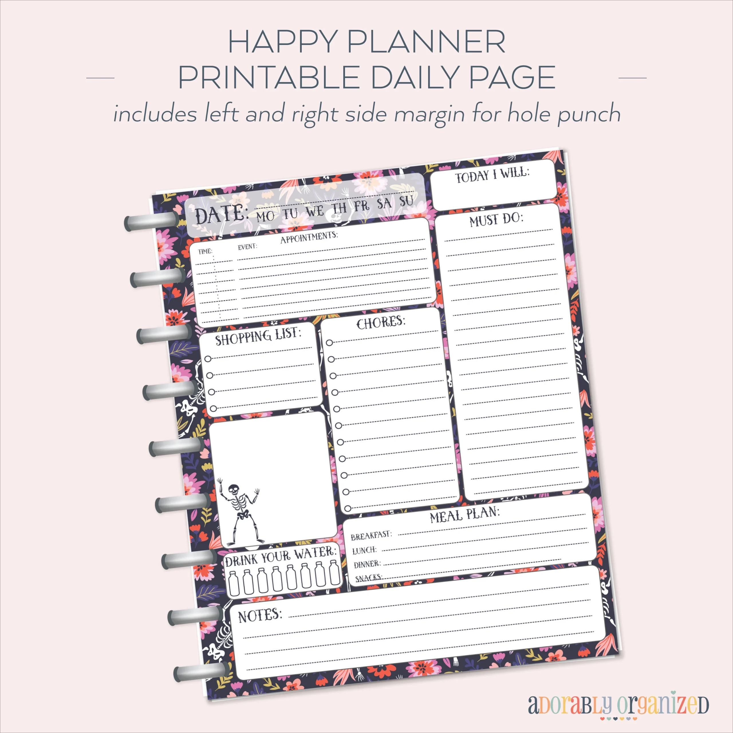 Appointment Page Happy Planner Printable
