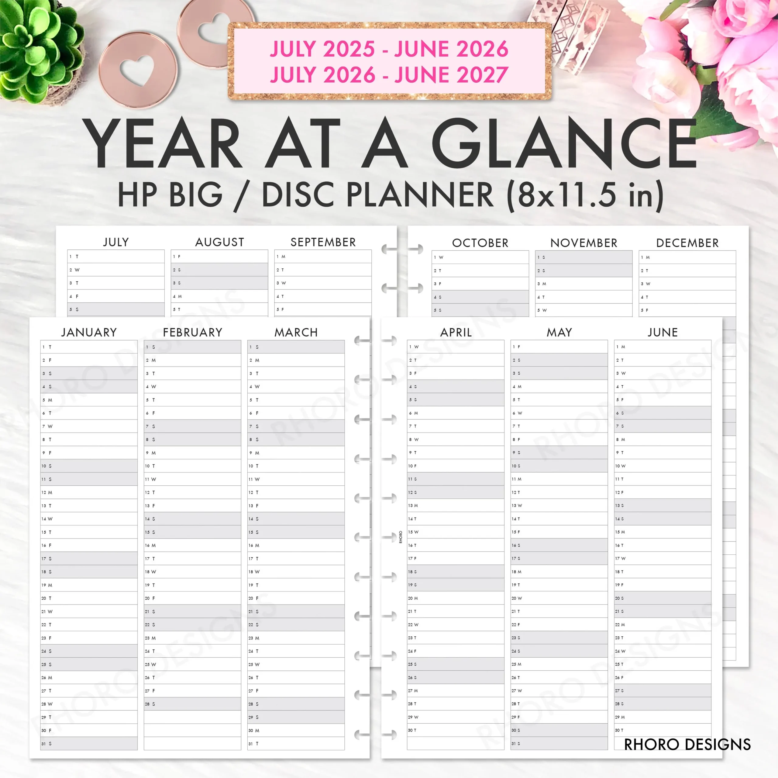 Happy Planner Printable Teacher Planner 2025 2026 Digital Big Happy Planner Template Calendar Happy Planner Big Teacher Printable PDF Etsy