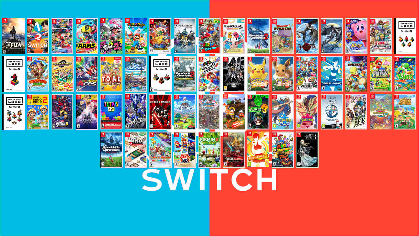Here s All The Nintendo Switch Games With Physical Releases That Were Published By Nintendo R NintendoSwitch