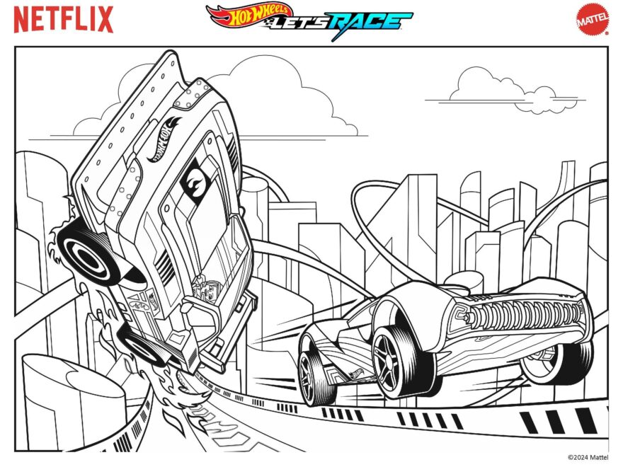 Hot Wheels Coloring Pages Hot Wheels Let s Race Coloring Pages