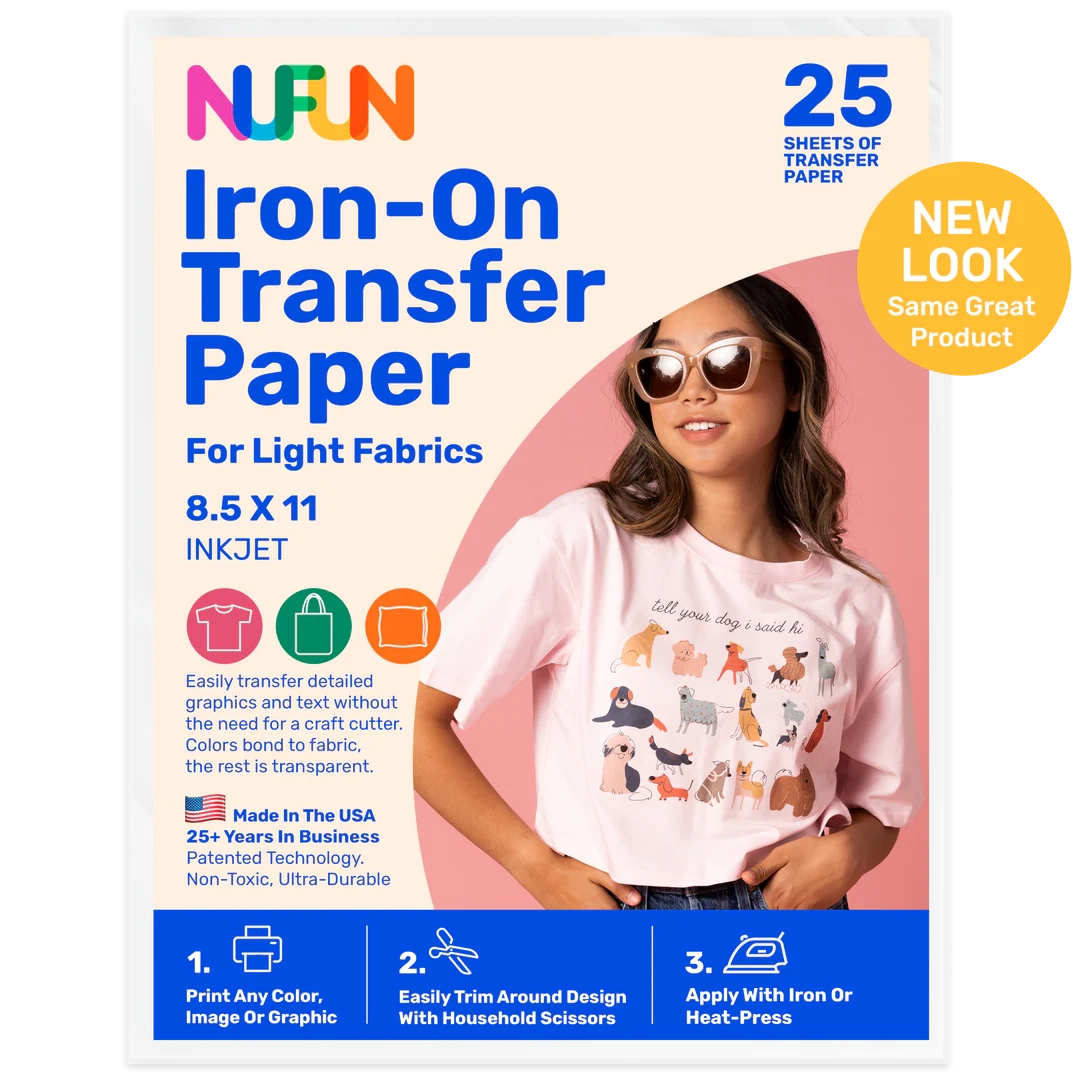 Printable Iron-On Sheet 8.5x11