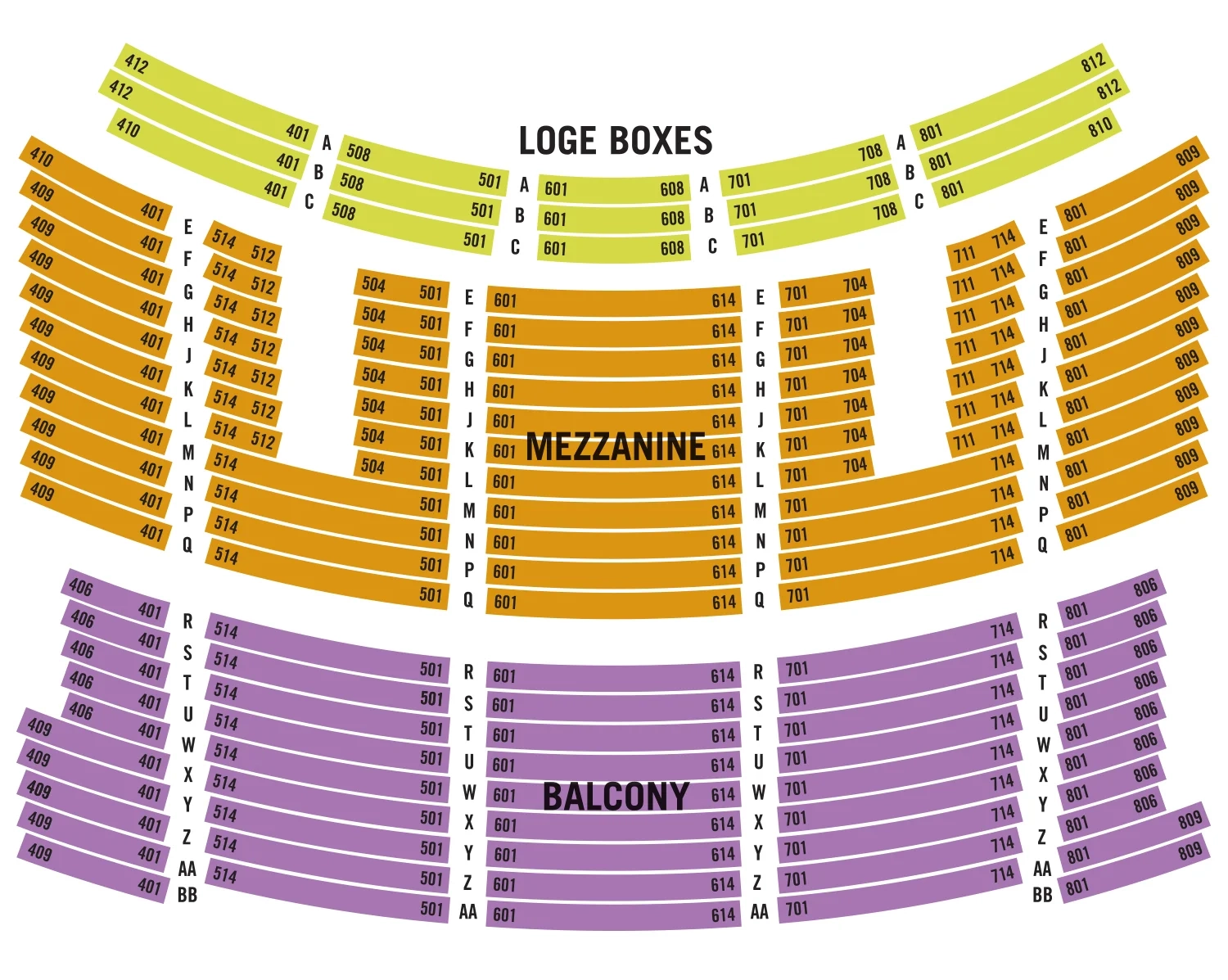 KeyBank State Theatre Seating Chart Playhouse Square