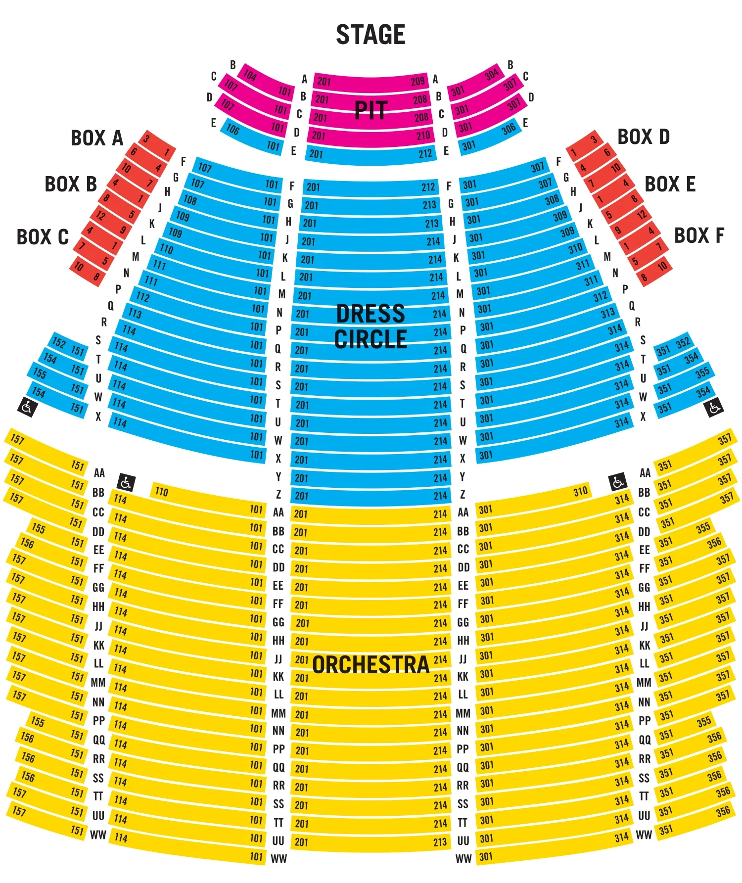 KeyBank State Theatre Seating Chart Playhouse Square