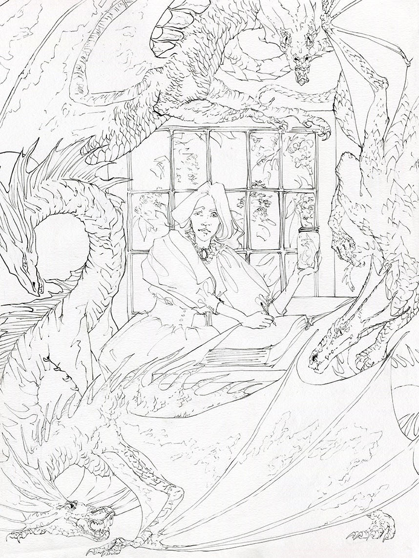 Lady Trent Fan Art Swan Tower