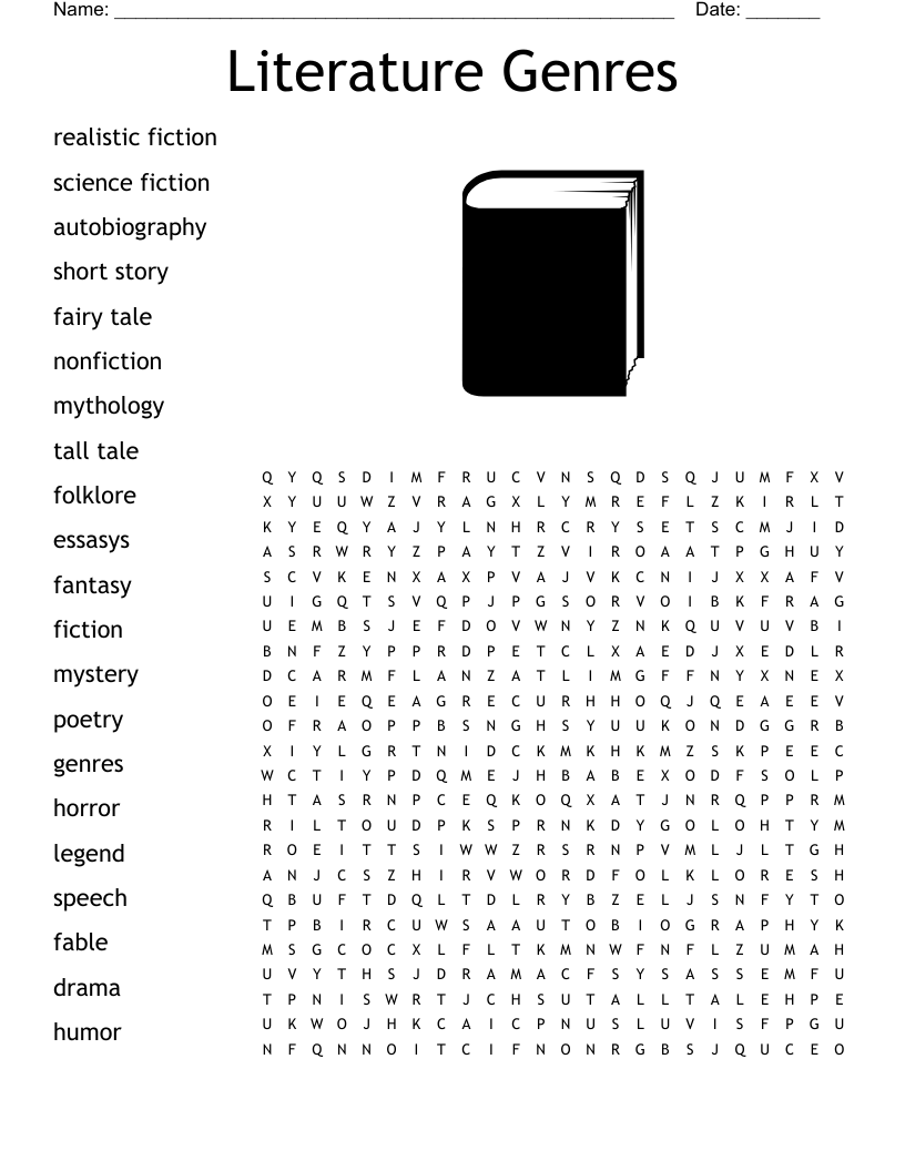 Genre Quiz Second Grade Printable