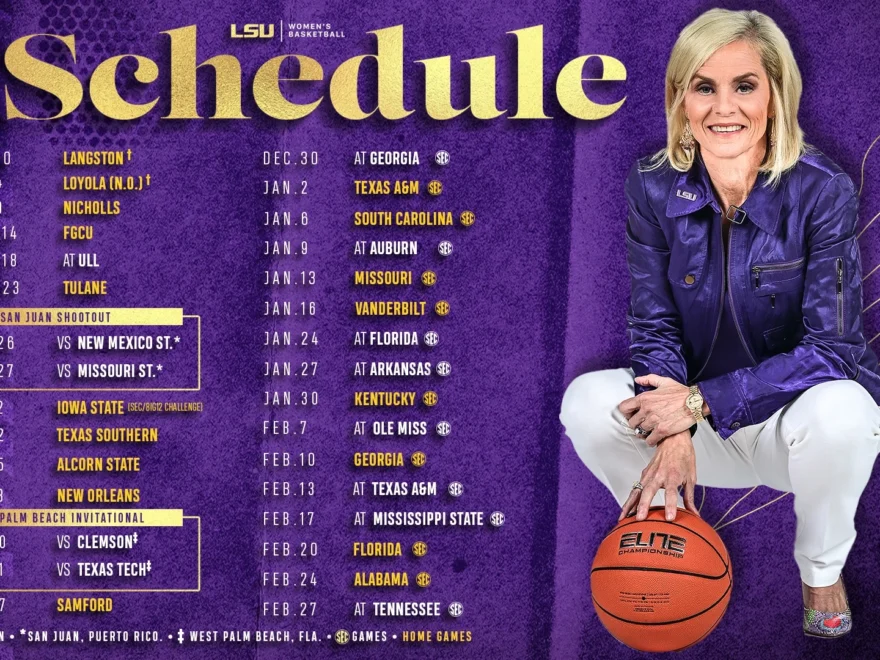 LSU Women s Basketball Announces Schedule For 2021 22 Season LSU