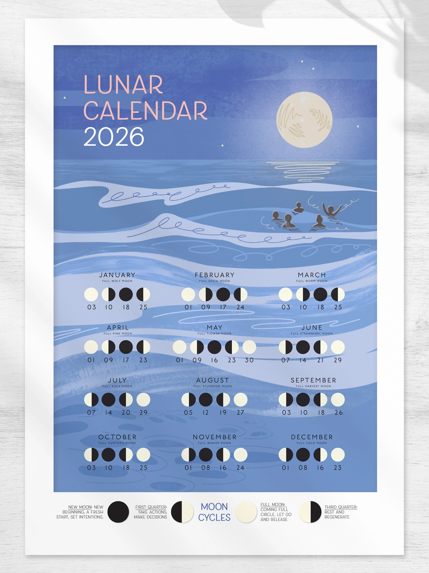 Lunar Hair Chart Printable 2026