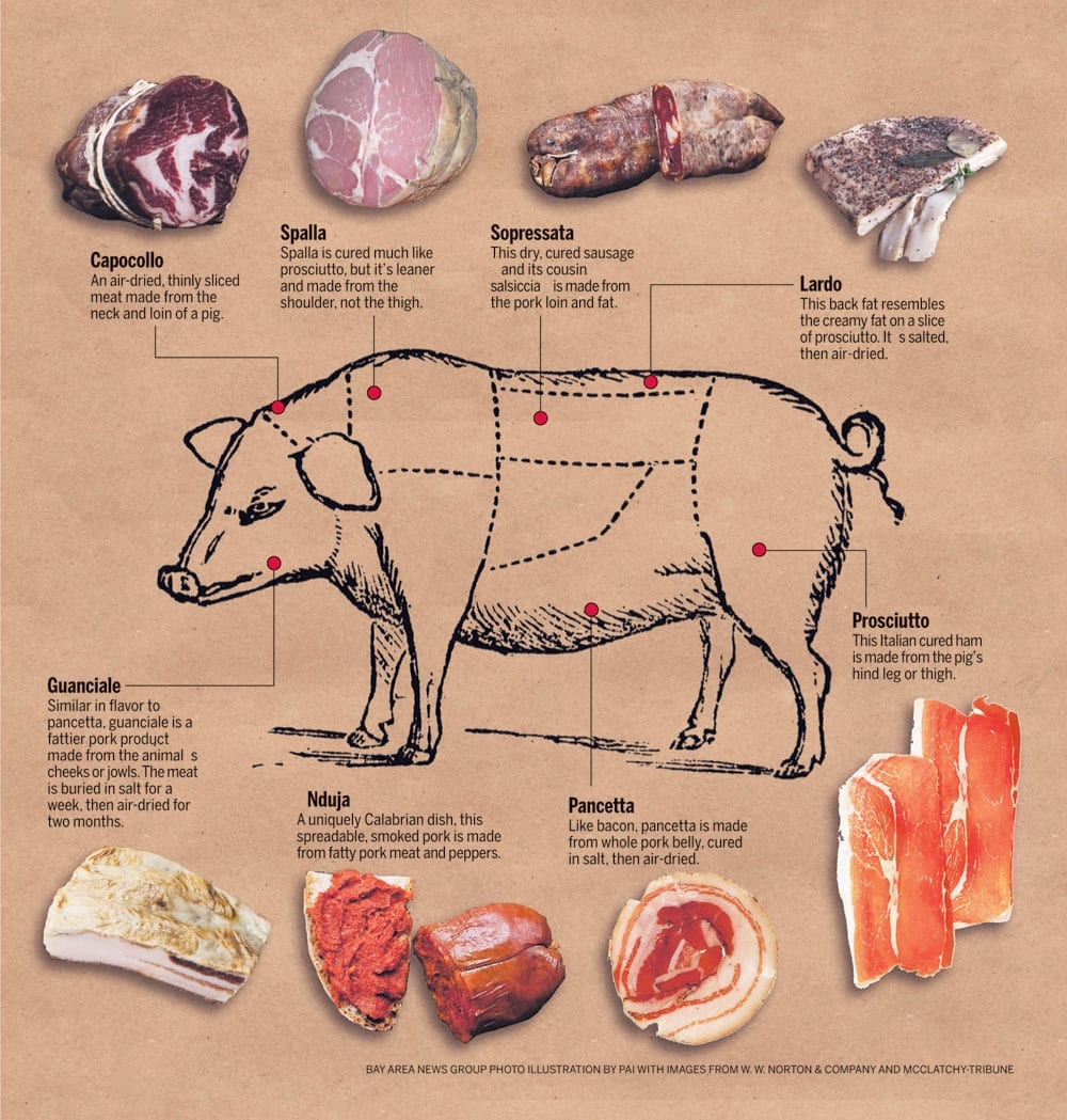 Pig Butcher Chart Printable