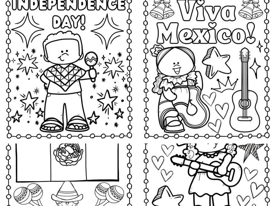 Mexican Independence Day Coloring Pages Mexican Fiesta Worksheets Made By Teachers