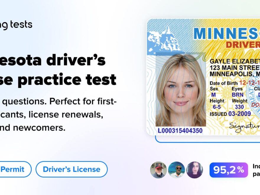 Minnesota DVS Permit Practice Test Questions MN