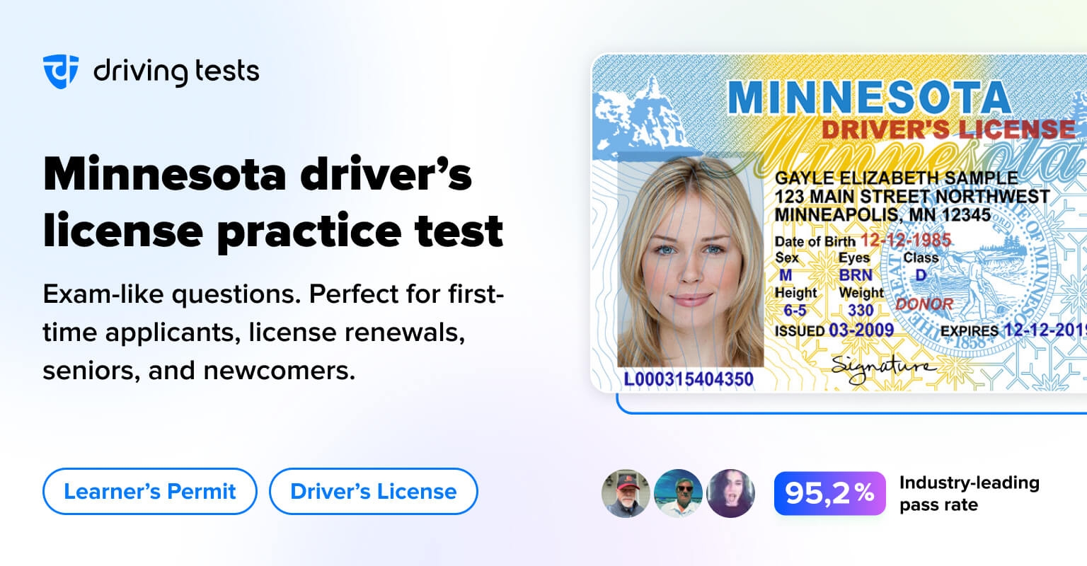 Minnesota DVS Permit Practice Test Questions MN