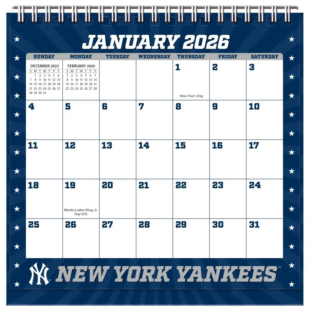 New York Yankees 2026 Printable Schedule