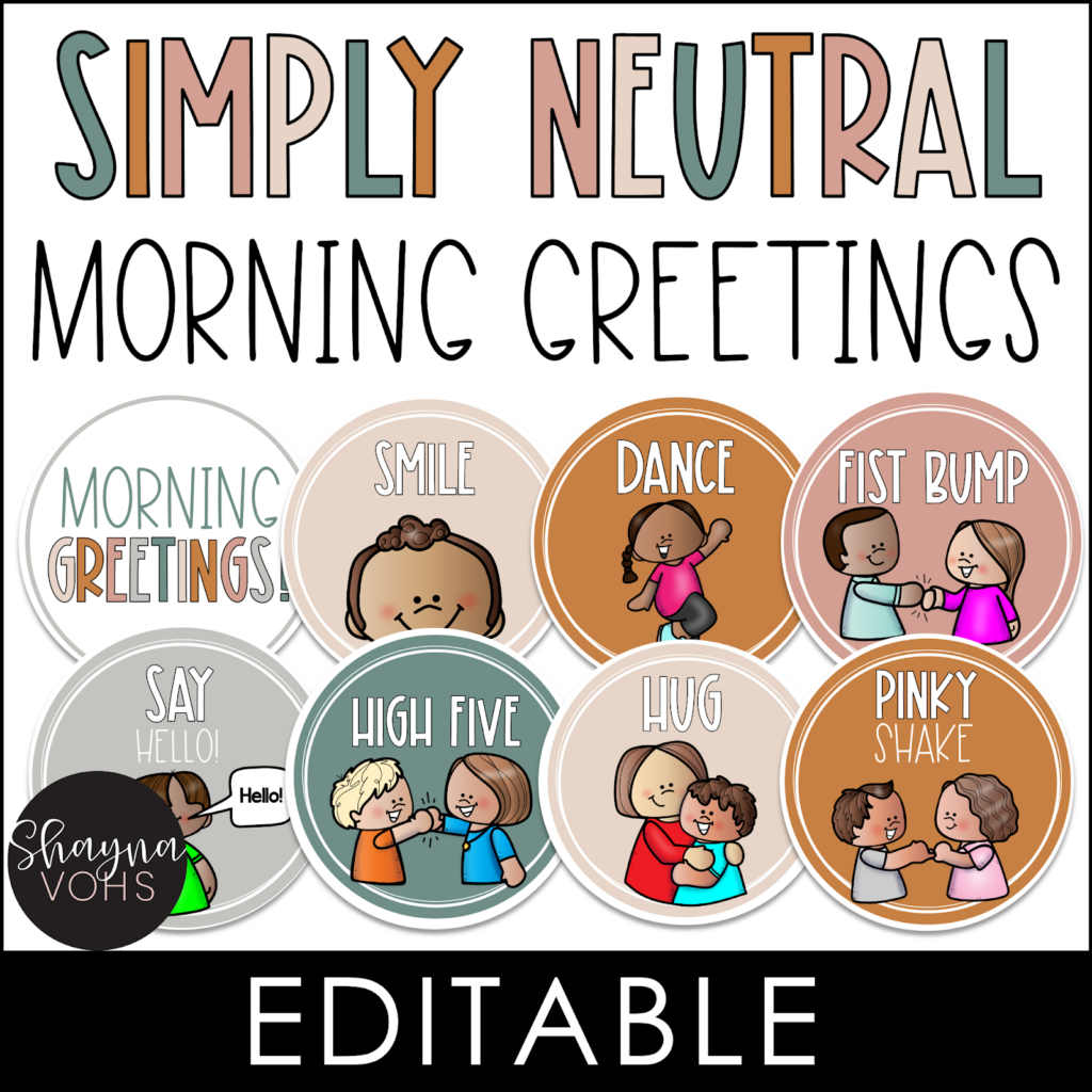 Morning Greeting Choices To Start The Day Shayna Vohs
