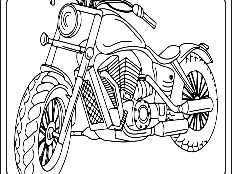 Motorcycle Coloring Pages Preschool Kindergarten First Grade Made By Teachers