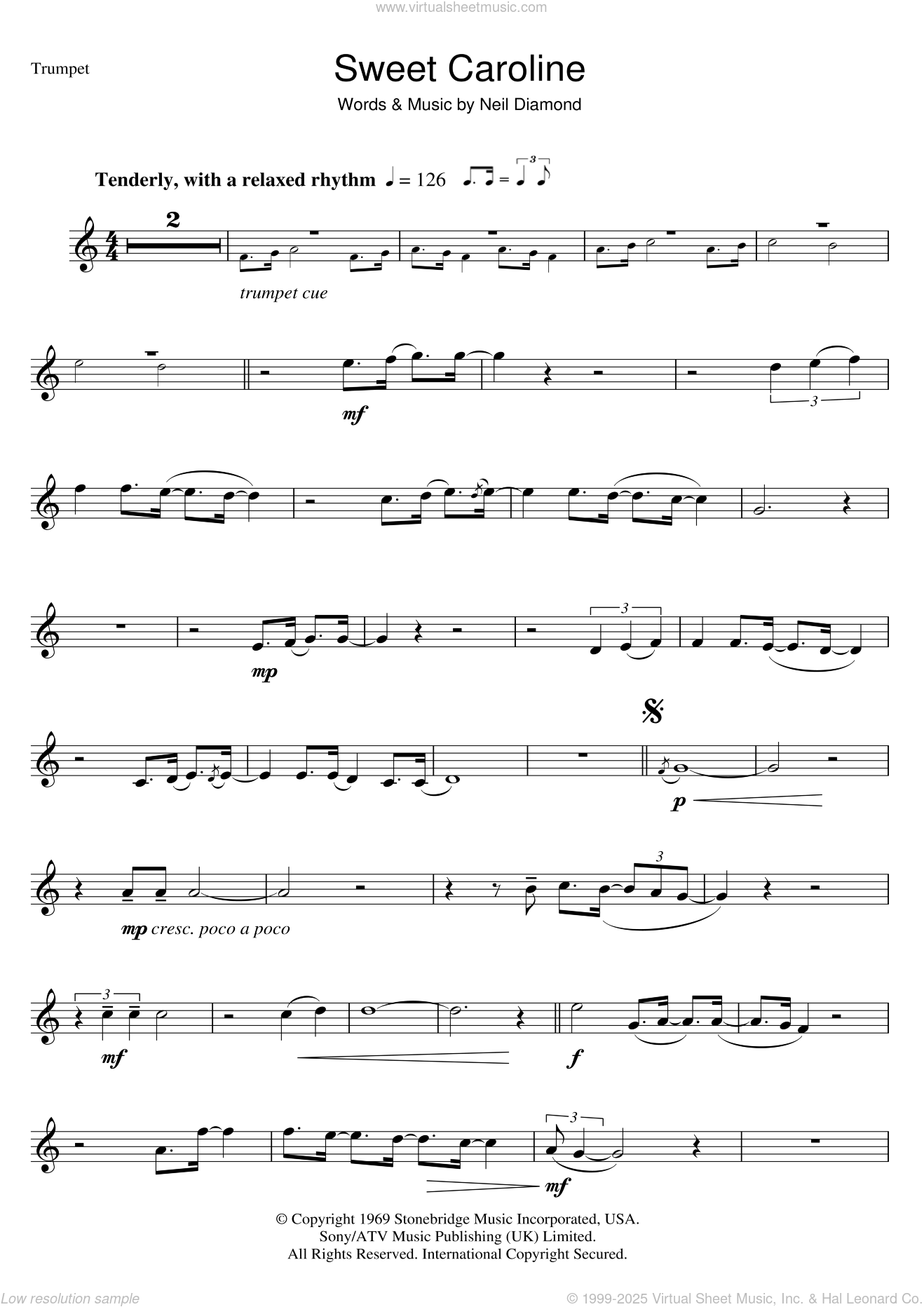 Free Printable Sheet Music For Trumpet