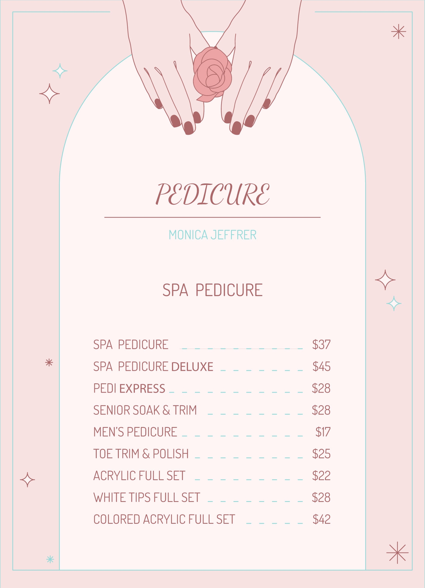 Nail Price List Free Google Docs Template Gdoc io