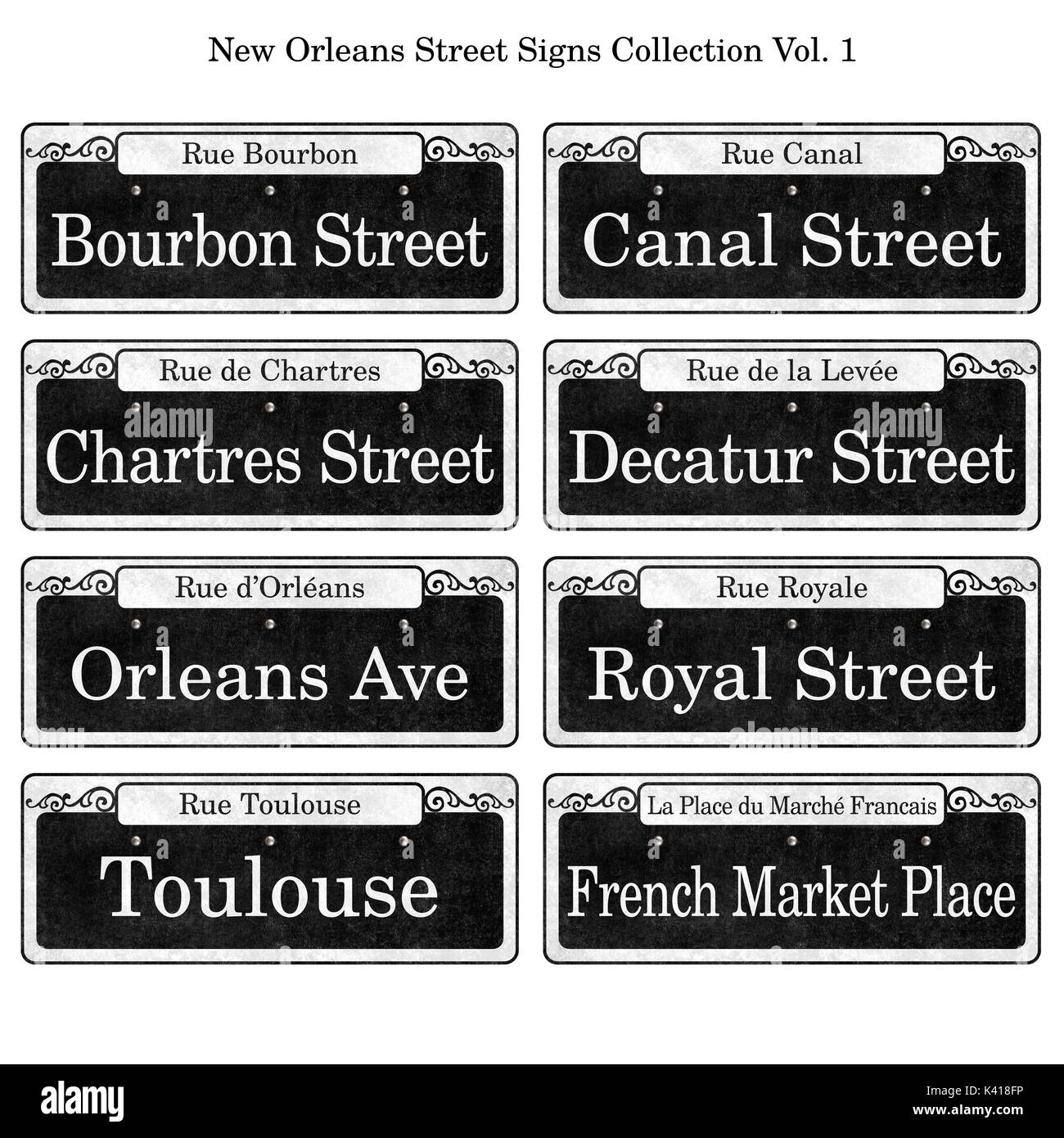 Printable New Orleans Street Signs