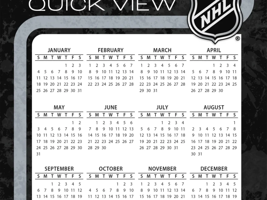 NHL All Team 2026 Box Calendar