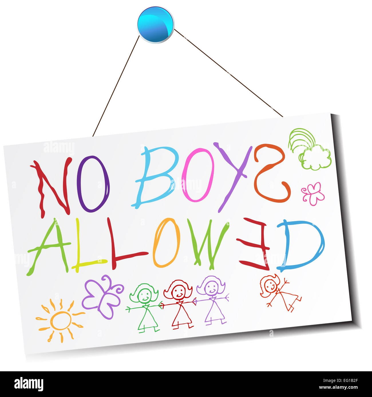 Printable No Boys Allowed Sign Printable No Boys Allowed Sign