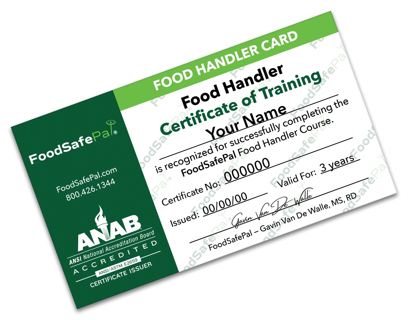 Idaho Food Safety Printable Quiz