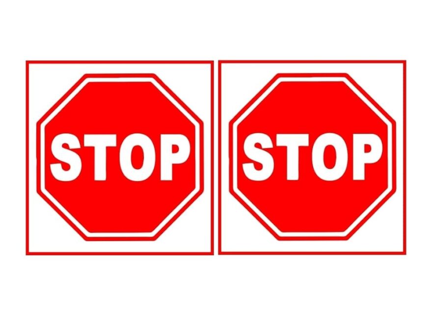 Ordesrshock Stop Sign Board For School Colleges Road Traffic Multicolor Sunboard 4x4 Inch Amazon in Industrial Scientific