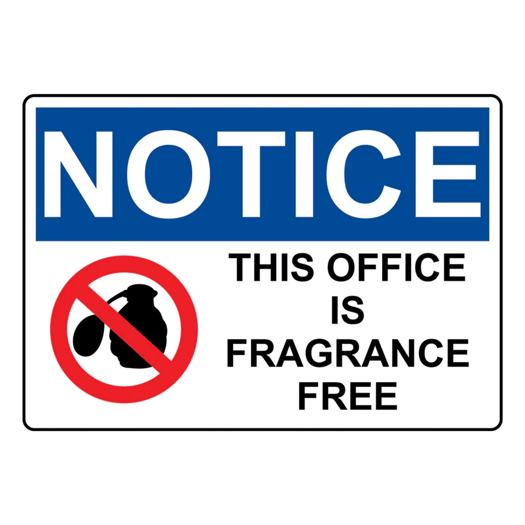 Printable Fragrance Free Sign Printable Fragrance Free Sign