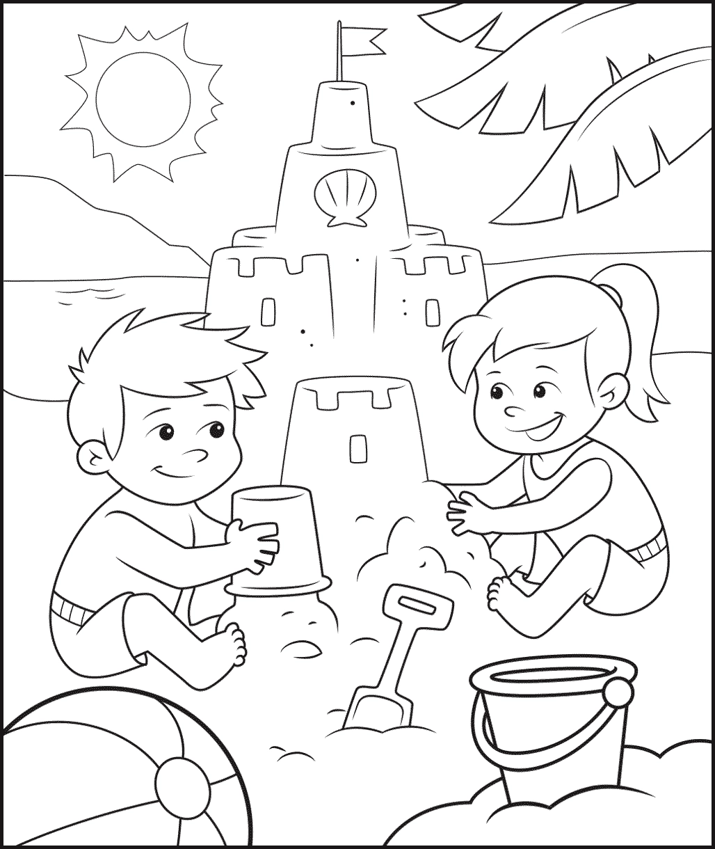 Outdoor Free Coloring Pages