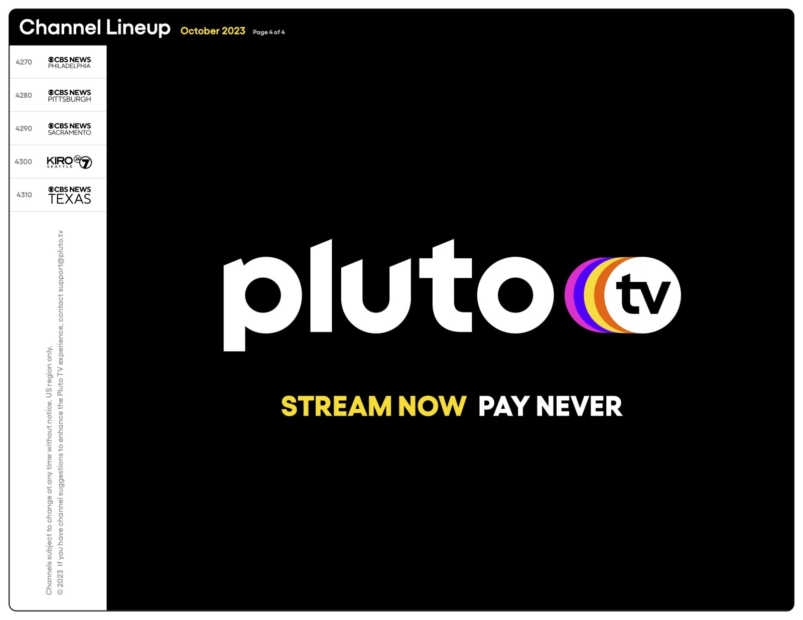 Paramount Press Express Pluto TV