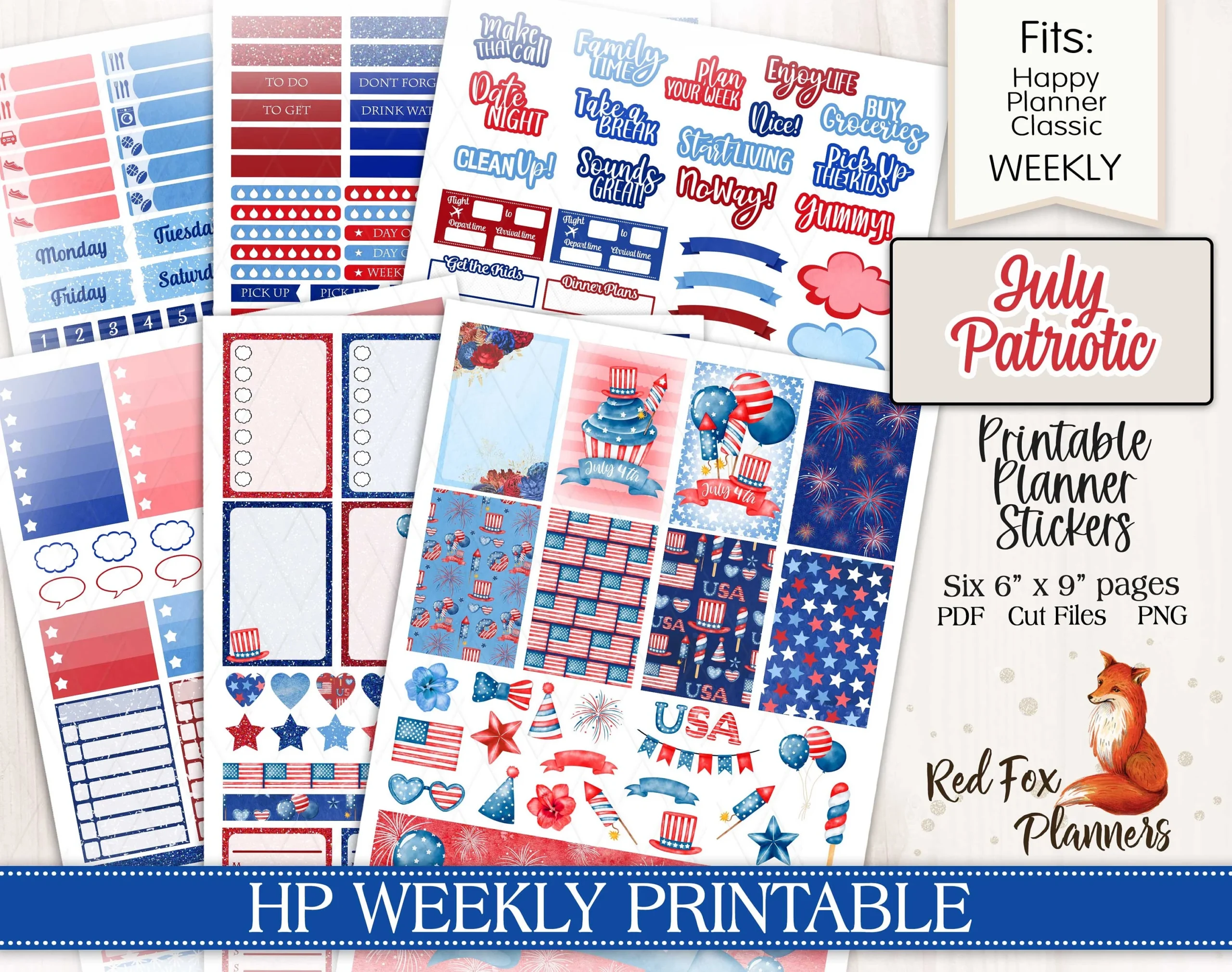 Happy Planner Classic Planner Sticker Printables
