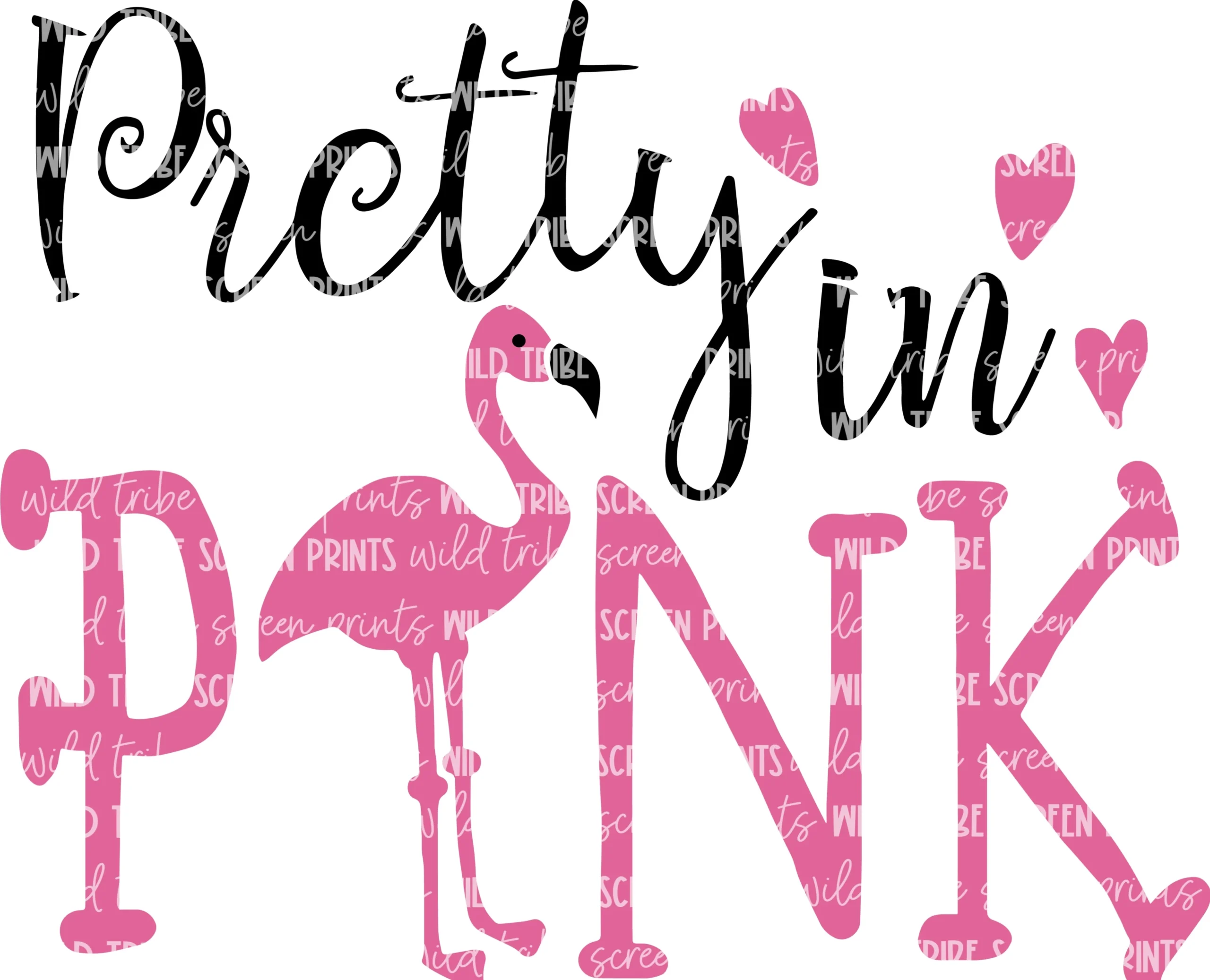 Pretty In Pink Wild Tribe Screen Prints LLC