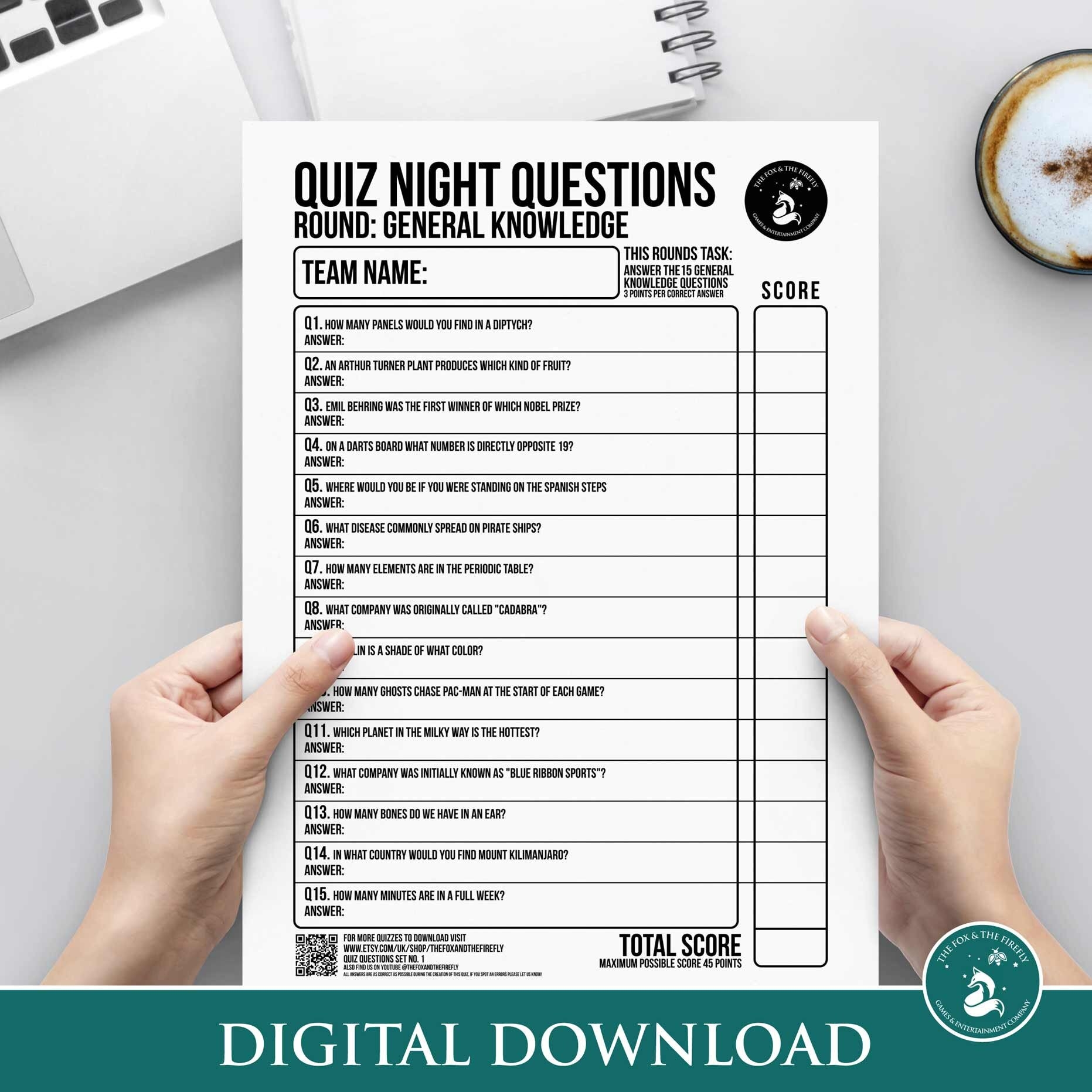 Print Play Quiz Night Games Specialist Round Ghostbusters Questions And Answers Fun Family Games Night Film Ecto1 Download Etsy