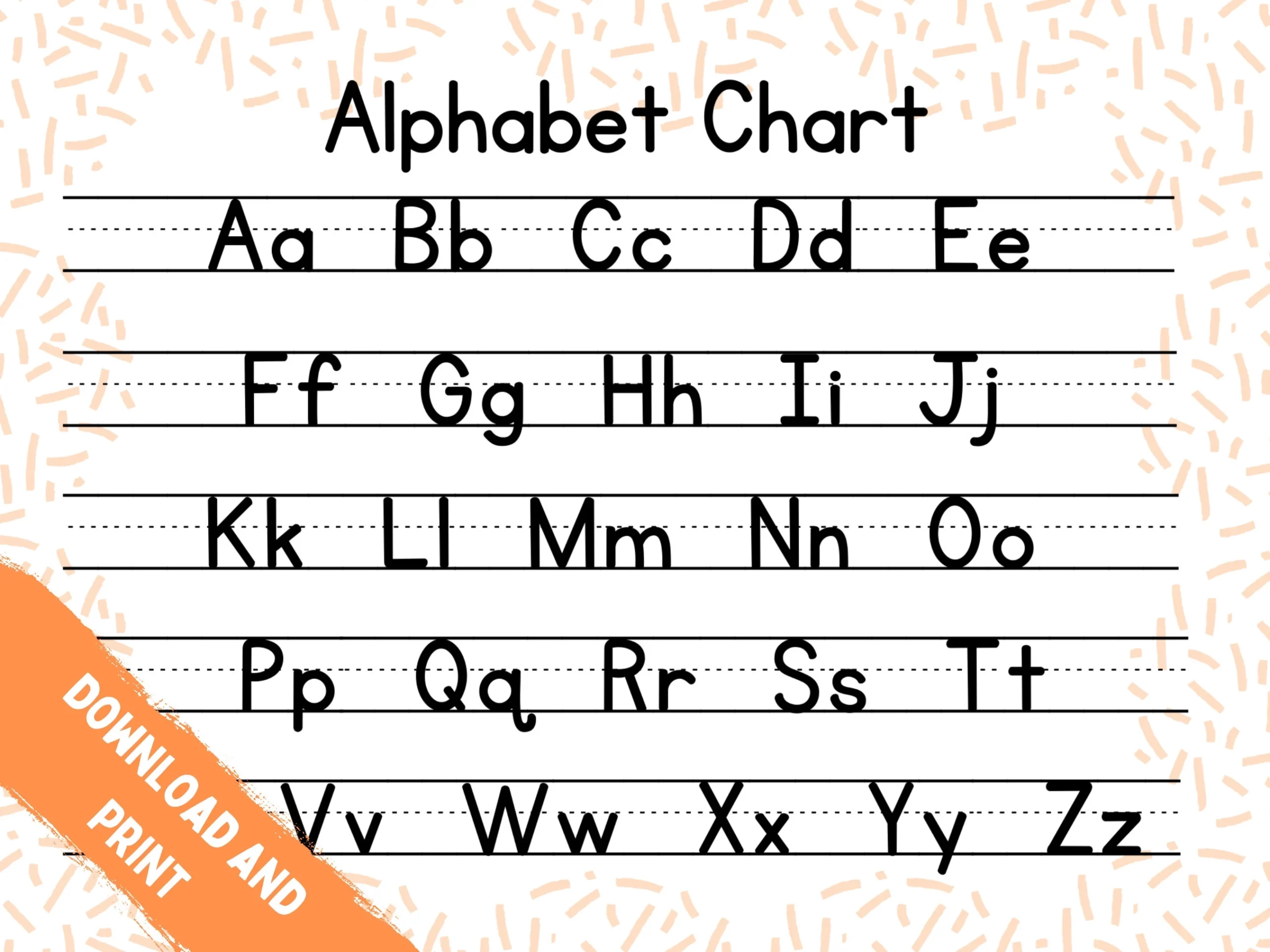 Abc Letter Chart Printable