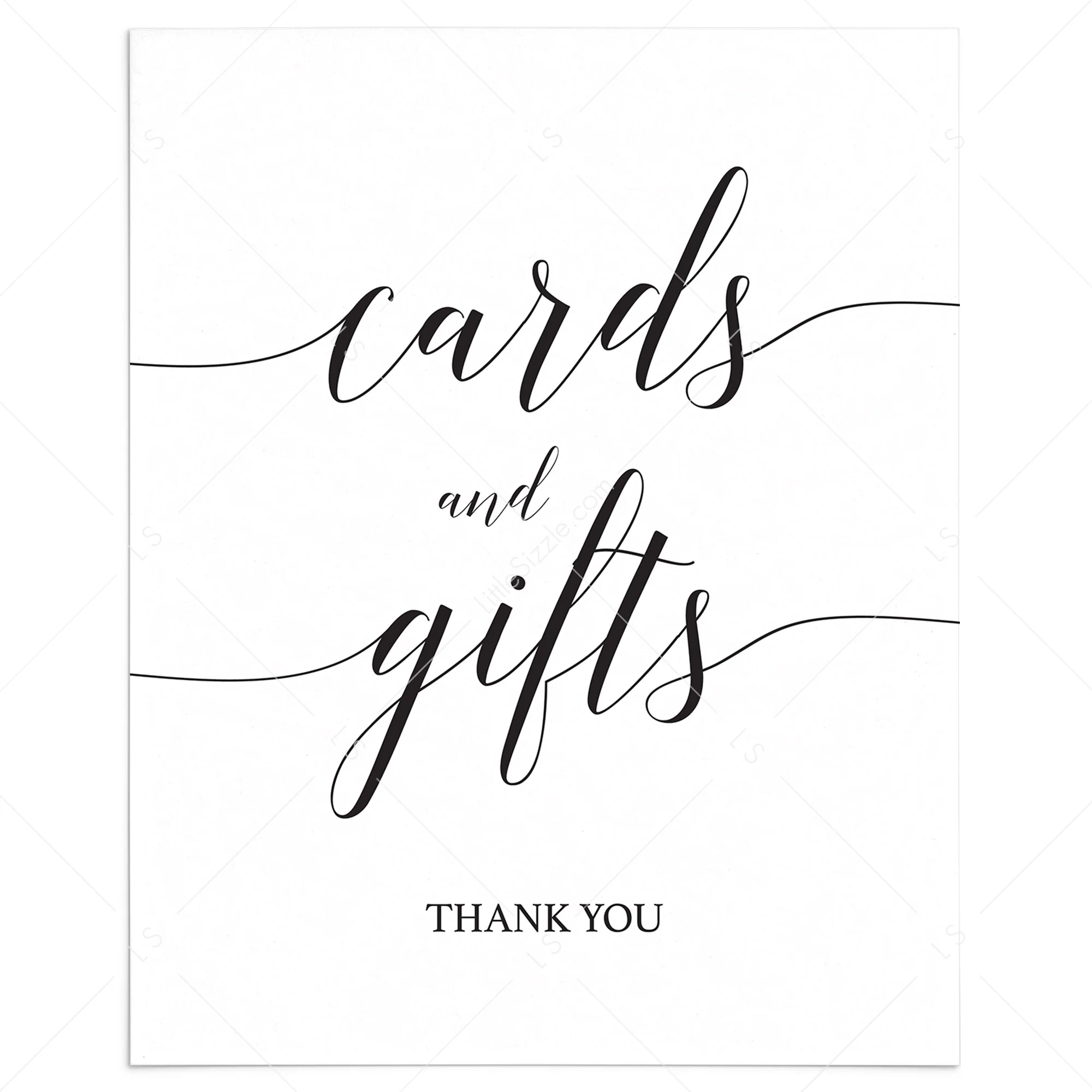Free Gift Table Sign Printables