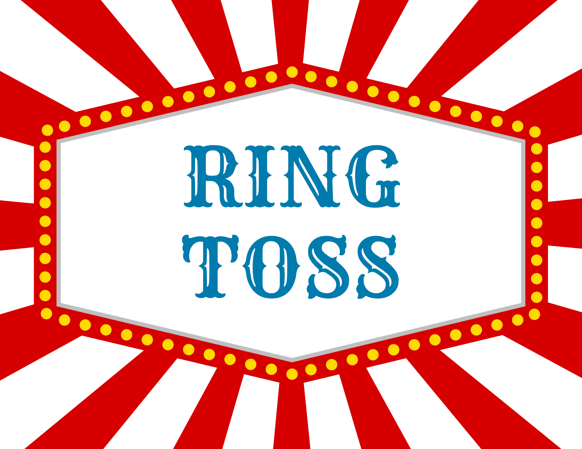 Printable Carnival Signs Free Festive Signage For Games Tickets Booths Food Stations SignUp