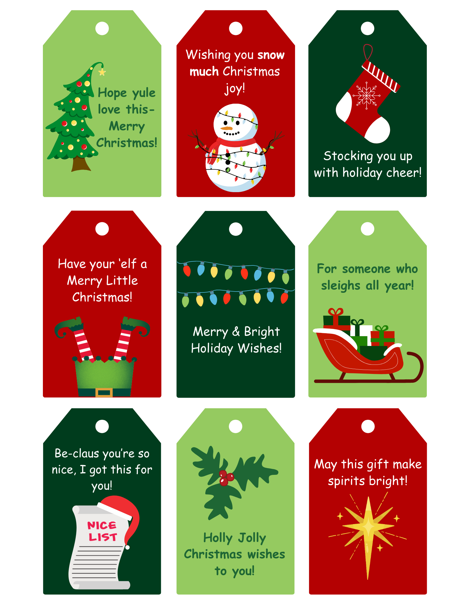 Christmas Gifts Sign Printable