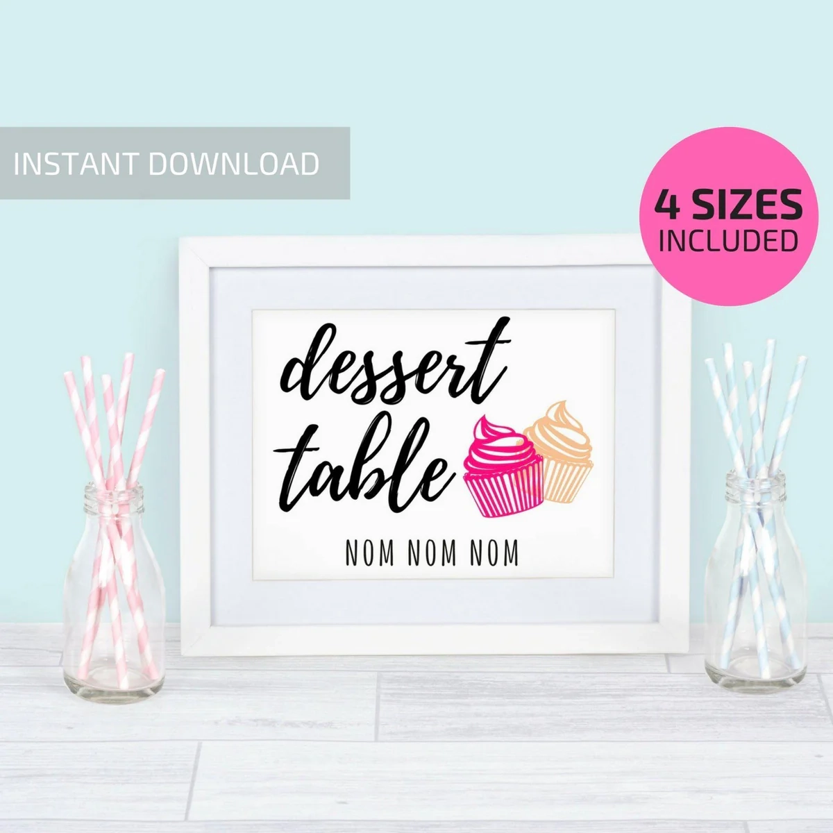 Printable Dessert Bar Sign I Make Memento