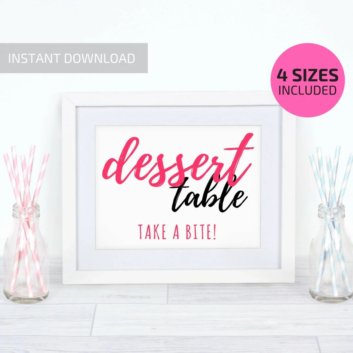 Printable Dessert Table Sign I Make Memento