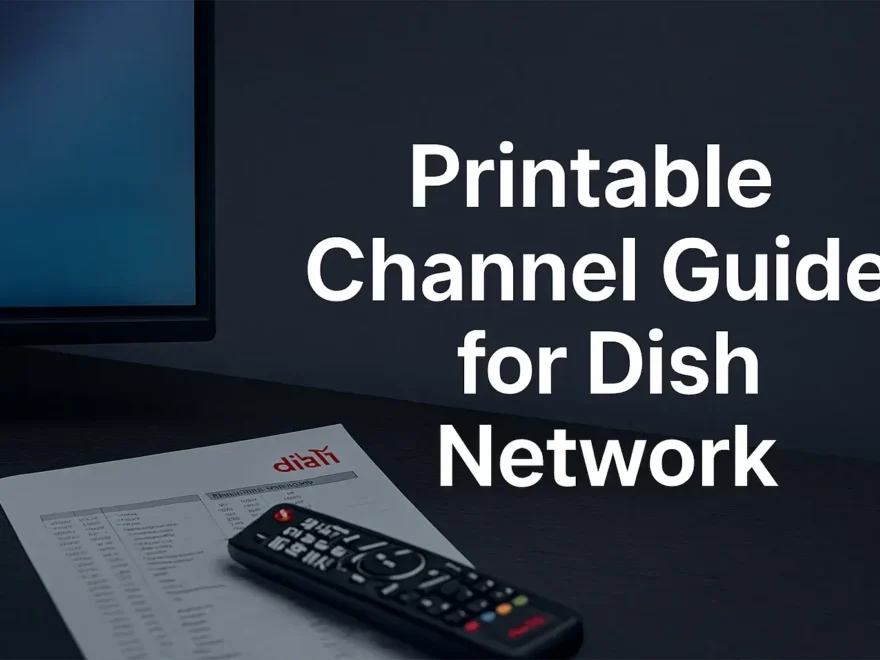 Printable Dish Network Channel Guide Free Download
