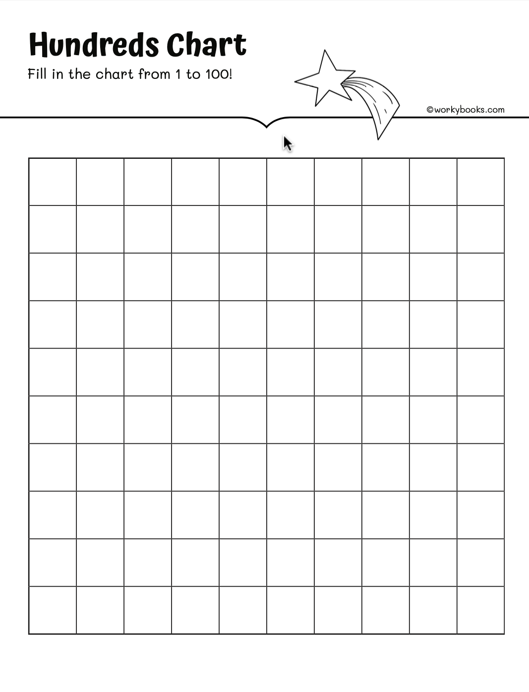 Printable 100s Chart With Missing Numbers Printable 100s Chart With Missing Numbers