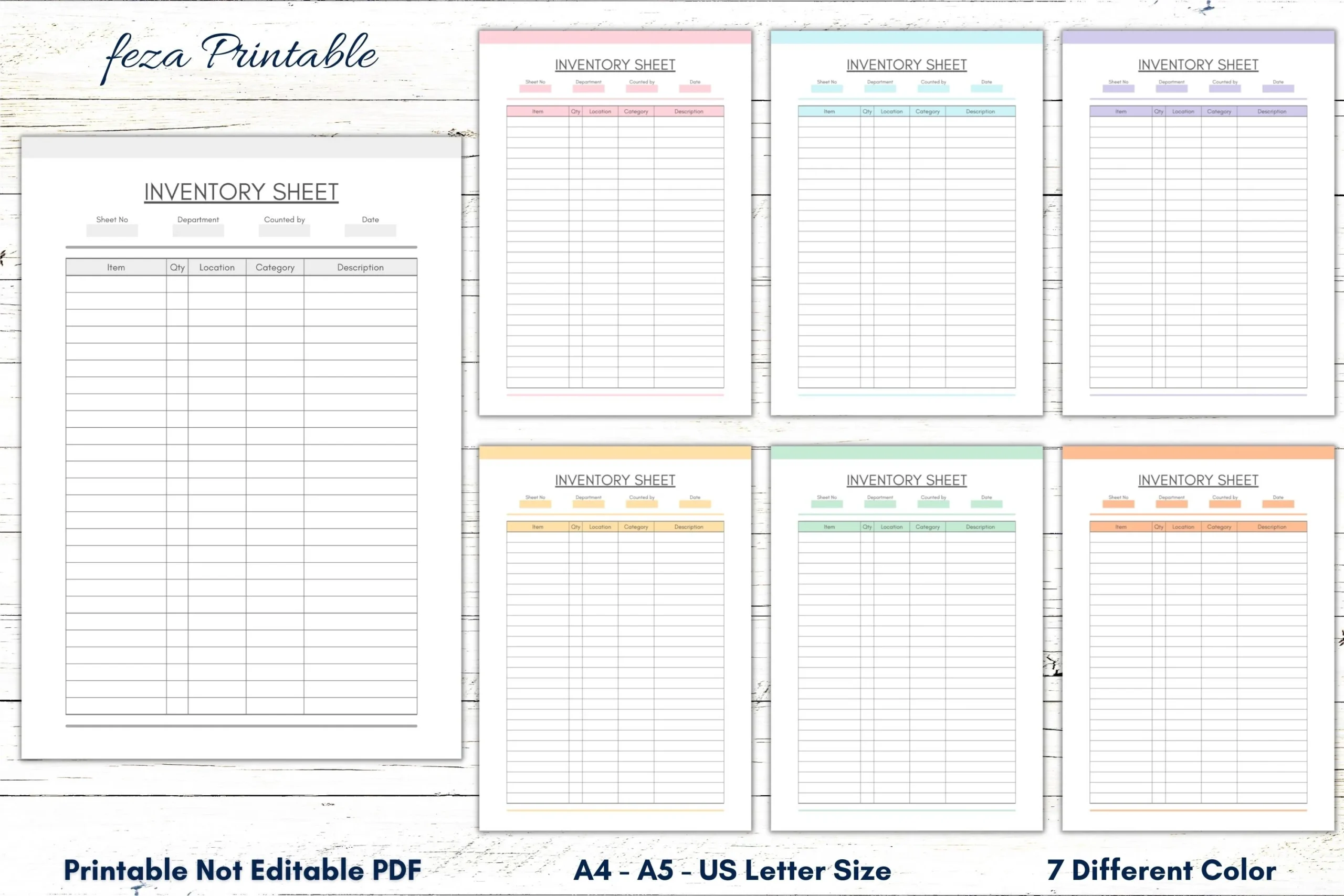 Printable Inventory Count Sheet Inventory Count Insert Printable Inventory Tracking Inventory Tracker Business Inventory Sheet PDF Etsy