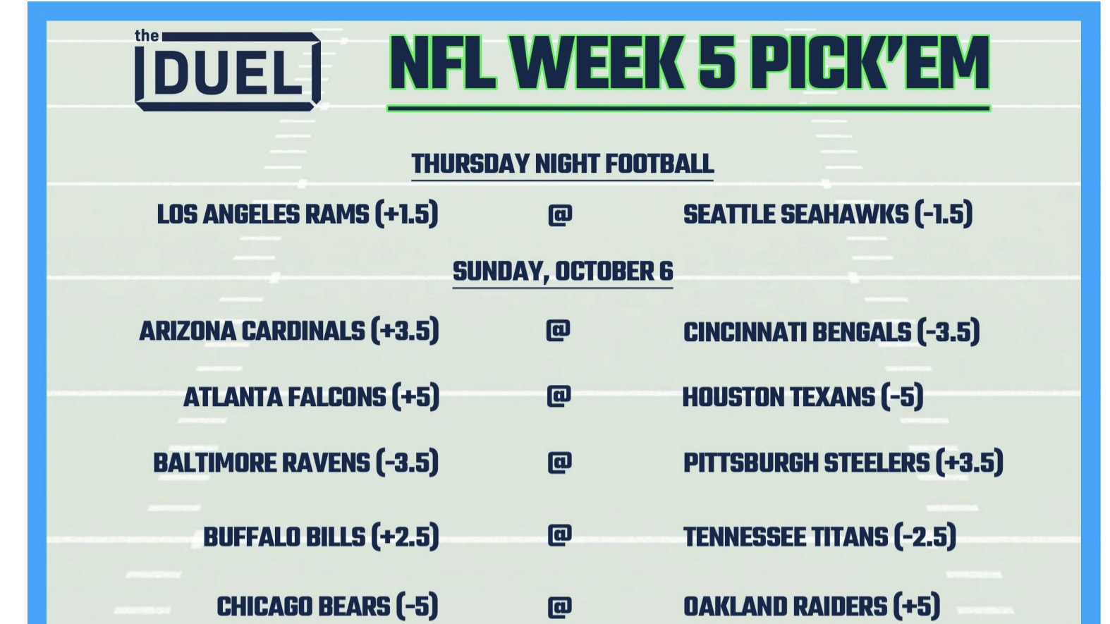 Nfl Weekly Printable Pick Em Sheets Nfl Weekly Printable Pick Em Sheets