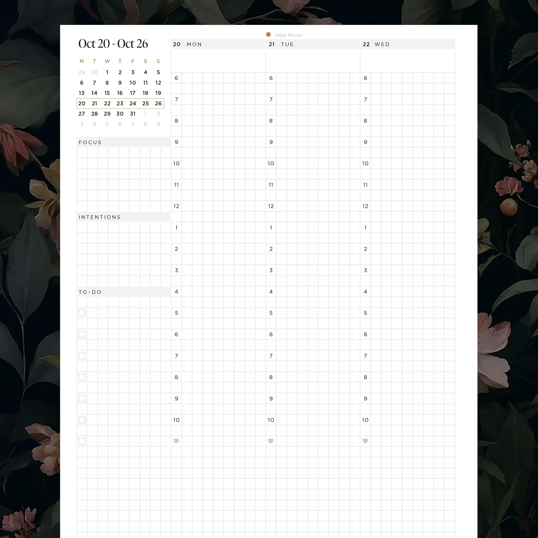 Printable Daily Planner 2025-2026 Tasks