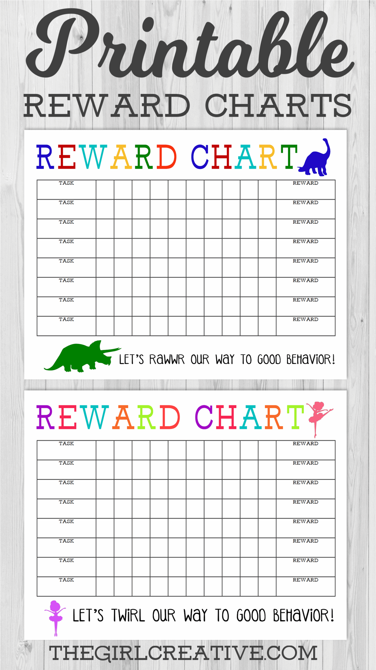 Boy Reward Chart Printable
