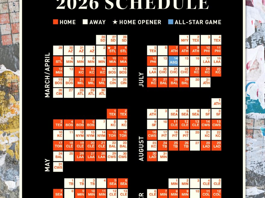 Printable Schedule Detroit Tigers