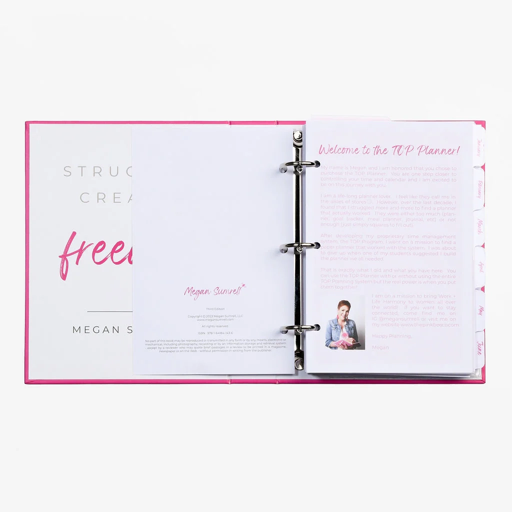 Printable TOP Planner For January 2026 December 2026 The TOP Planner