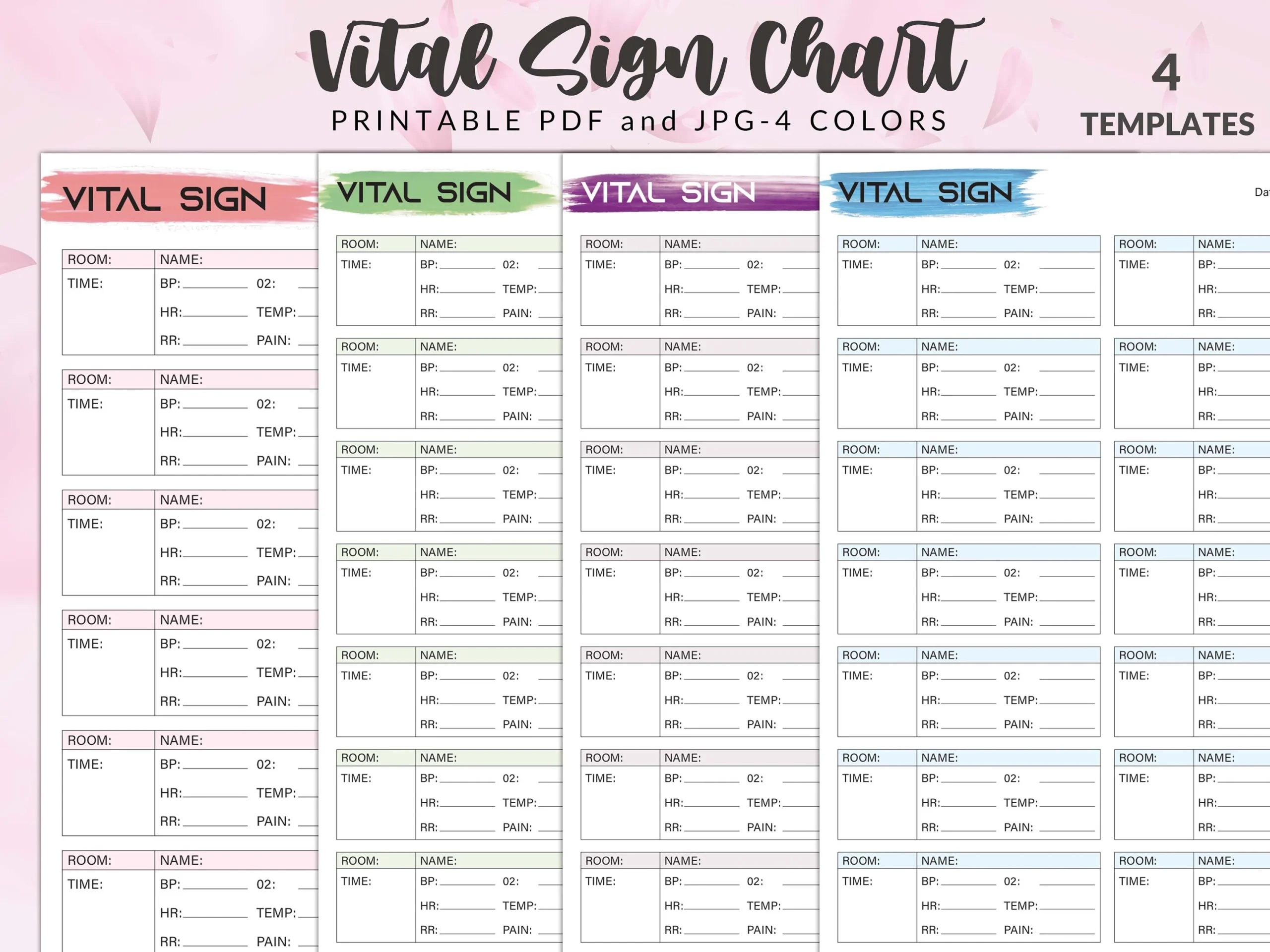 Free Printable Vital Signs Chart