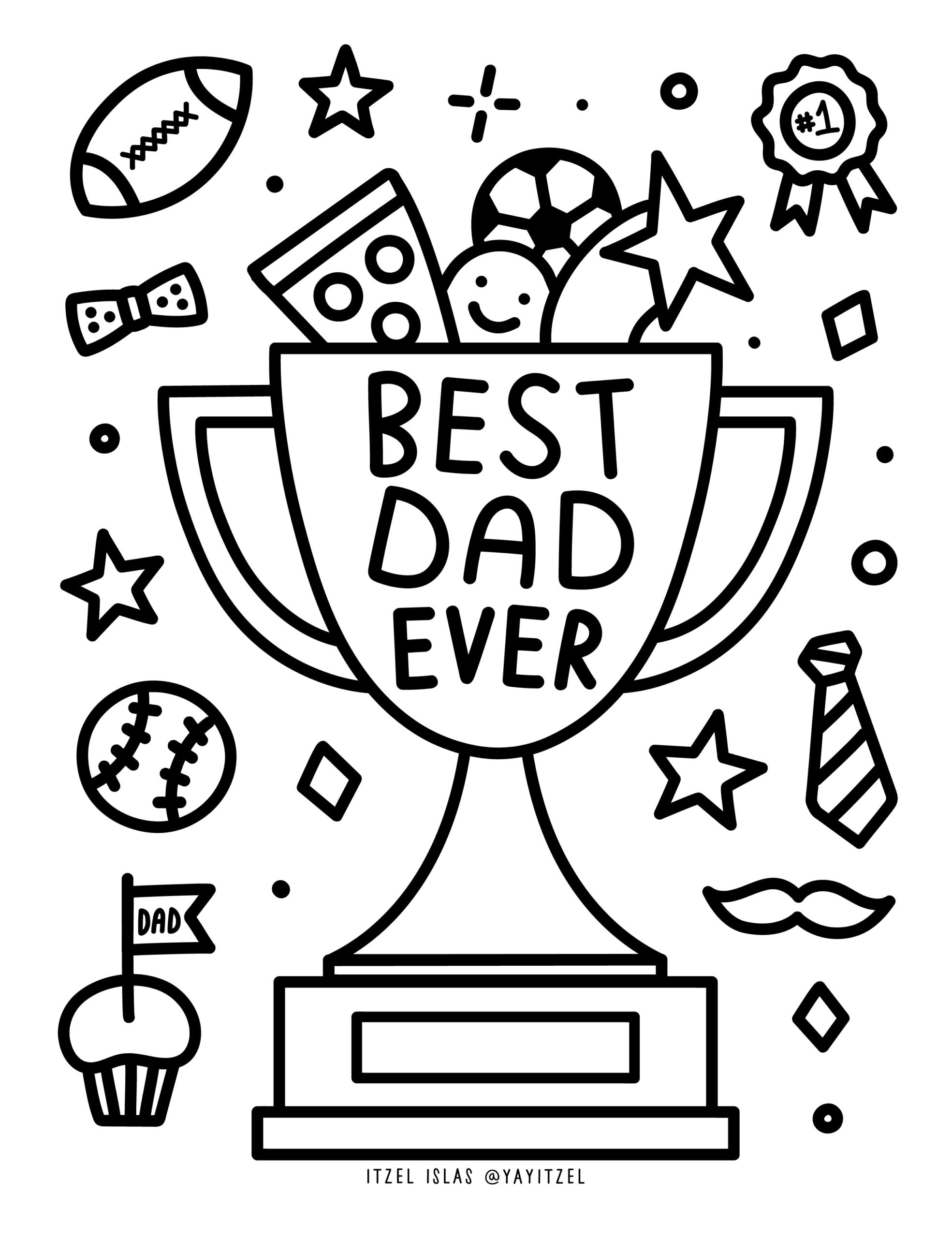 Free Printable Fathers Day Coloring Sheets